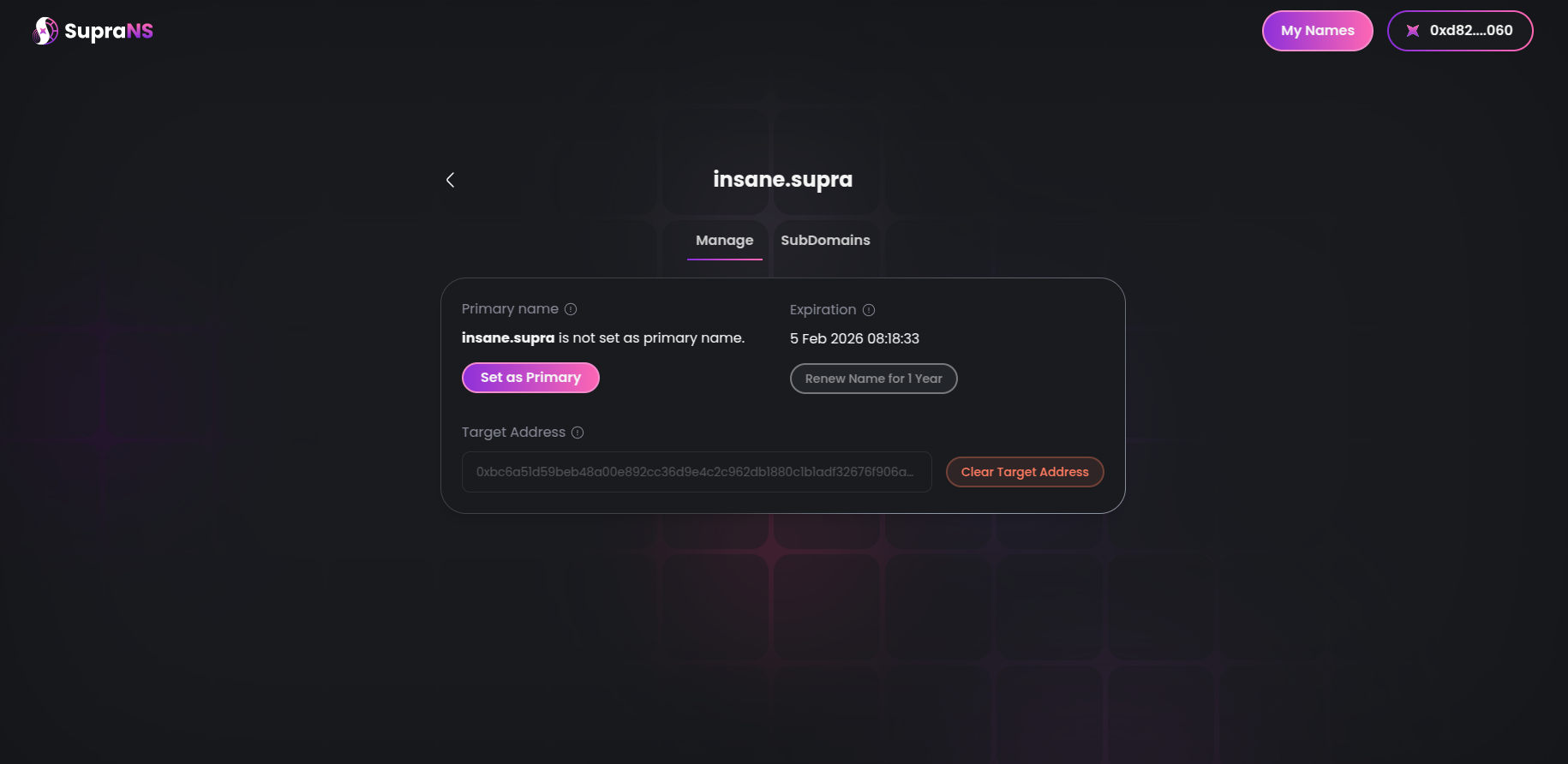 Accessing Domain Management