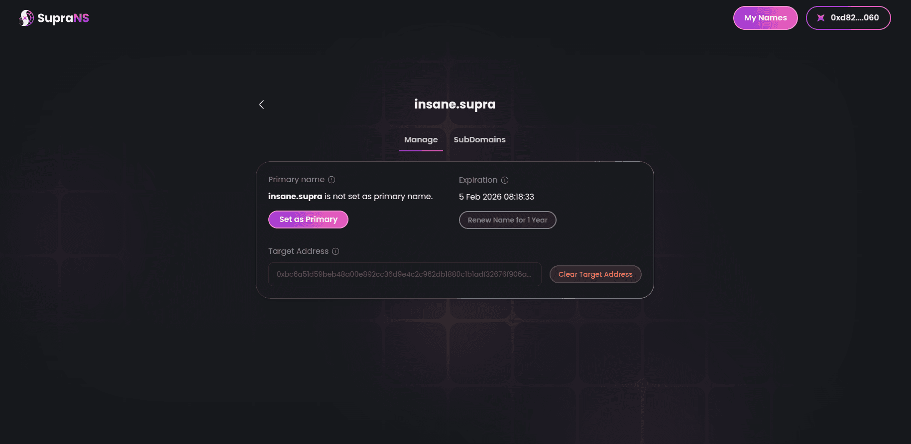 Accessing Domain Management